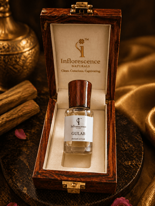 Gulab | Rose | Pure Indian Attar - Inflorescence Naturals