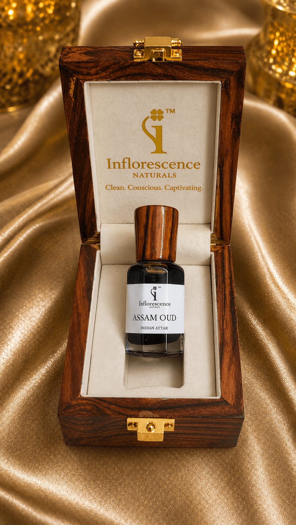 Assam Oud | Pure Indian Attar - Inflorescence Naturals