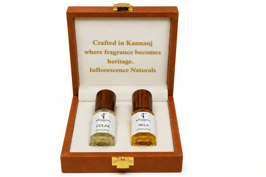 Gulab & Bela Gift Set | Attar - Inflorescence Naturals