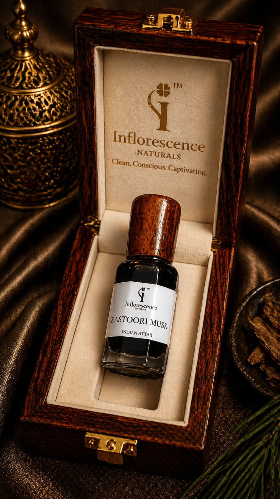 Kastoori Musk | Pure Indian Attar - Inflorescence Naturals