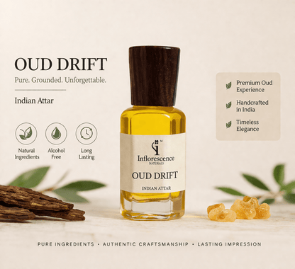 Oud Drift | Pure Indian Attar - Inflorescence Naturals