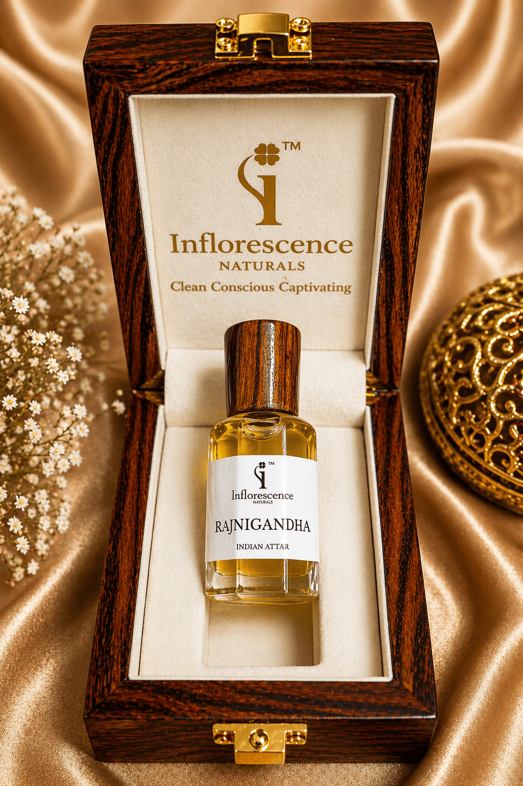 Rajnigandha | Tuberose | Pure Indian Attar - Inflorescence Naturals