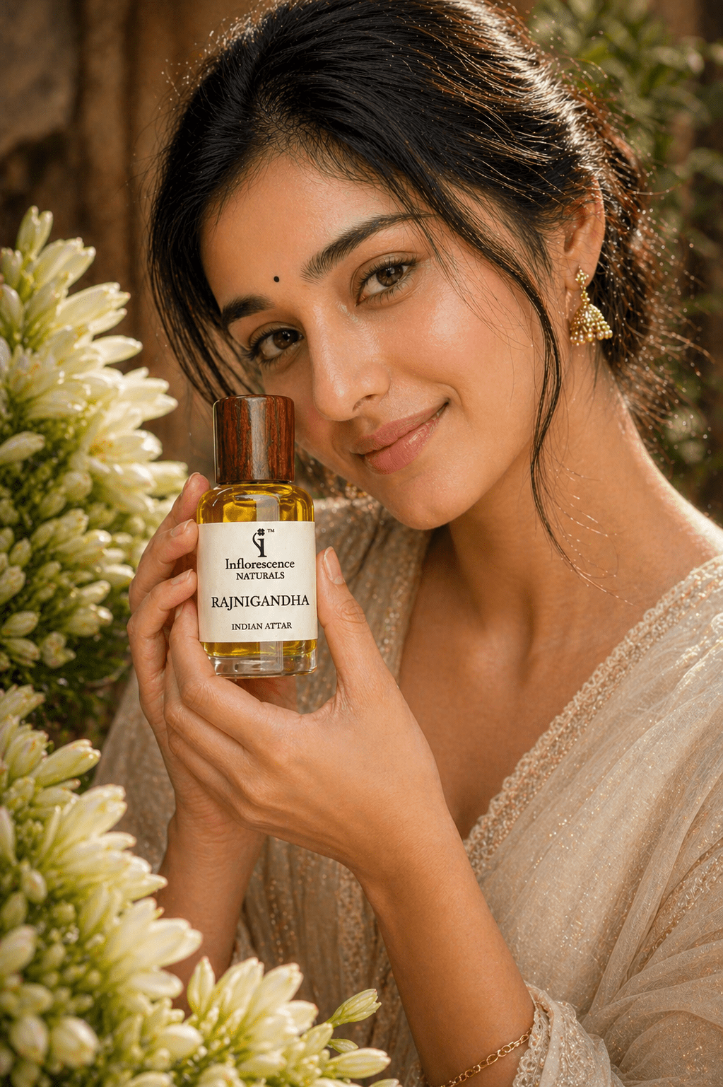 Rajnigandha | Tuberose | Pure Indian Attar - Inflorescence Naturals