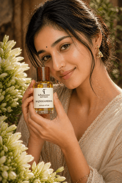 Rajnigandha | Tuberose | Pure Indian Attar - Inflorescence Naturals