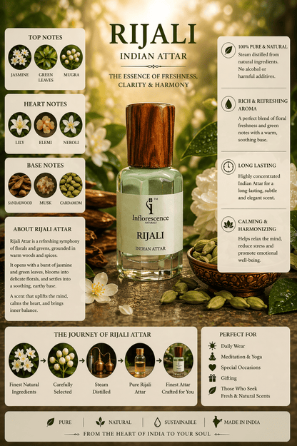 Rijali | Pure Indian Attar - Inflorescence Naturals