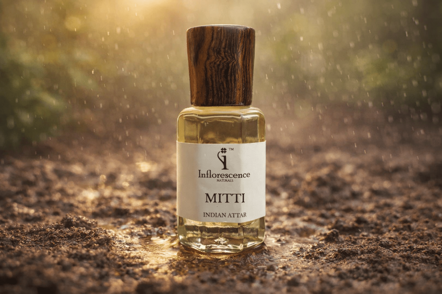 Ruh Khus & Mitti Attar Gift Set | 6ml Each (Pack of Two). - Gift Set - Inflorescence Naturals