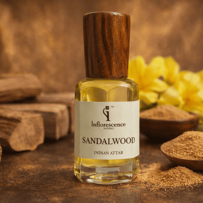 Sandalwood | Chandan | Pure Indian Attar - Inflorescence Naturals