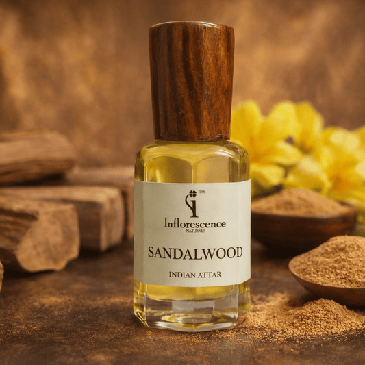 Sandalwood | Chandan | Pure Indian Attar - Inflorescence Naturals