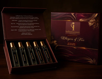 Whispers of Five – Luxury Eau De Parfum Discovery Set - Inflorescence Naturals