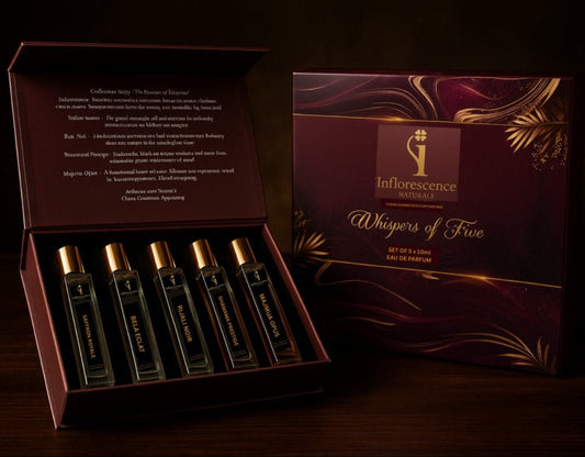 Whispers of Five – Luxury Eau De Parfum Discovery Set - Inflorescence Naturals