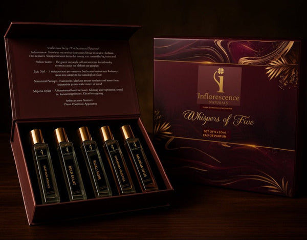Whispers of Five – Luxury Eau De Parfum Discovery Set - Inflorescence Naturals